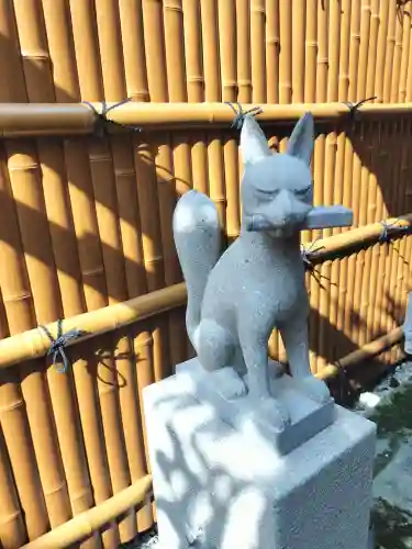 代沢稲荷の狛犬