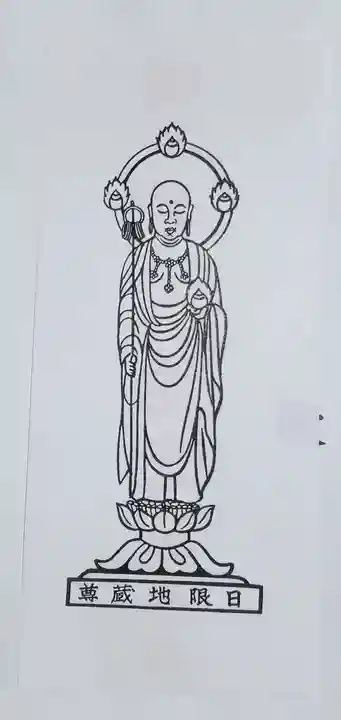 日限地蔵尊 観音院の御朱印