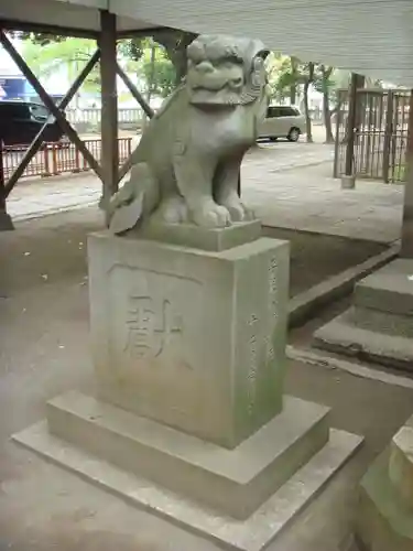 川口神社の狛犬