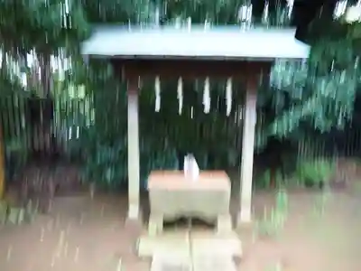 黒鶴稲荷神社の手水舎