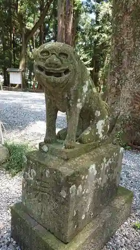 間々田八幡宮の狛犬