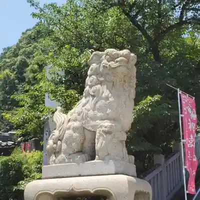 神前神社の狛犬