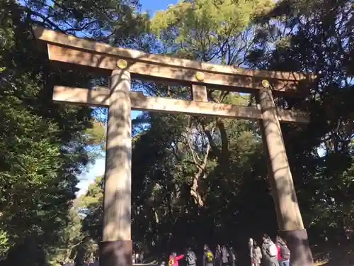 明治神宮の鳥居