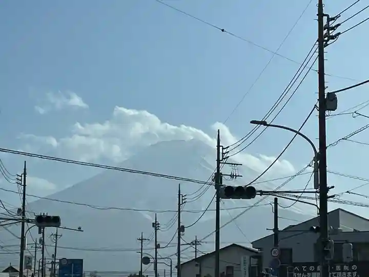 北口本宮冨士浅間神社の景色