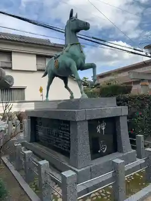東八幡社の狛犬