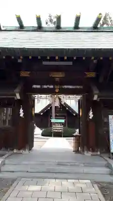 琴似神社の山門・神門