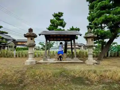 新政成神社の手水舎