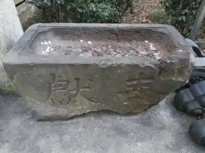 大井氷川神社の手水舎