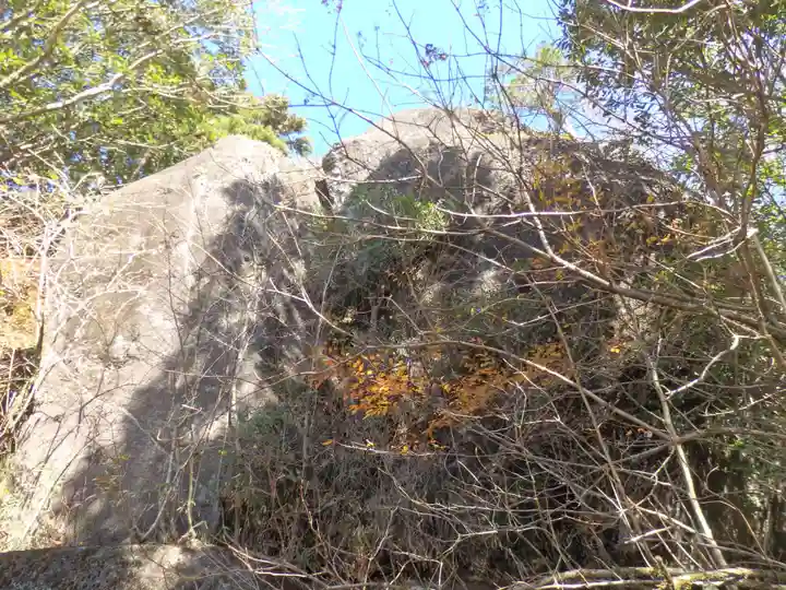 筑波山神社 女体山御本殿の周辺