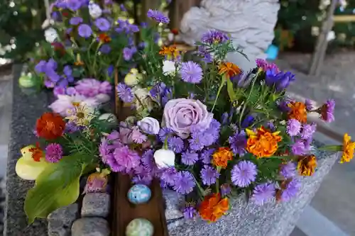 滑川神社 - 仕事と子どもの守り神の手水舎