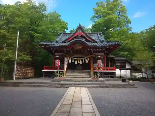 山中諏訪神社の本殿