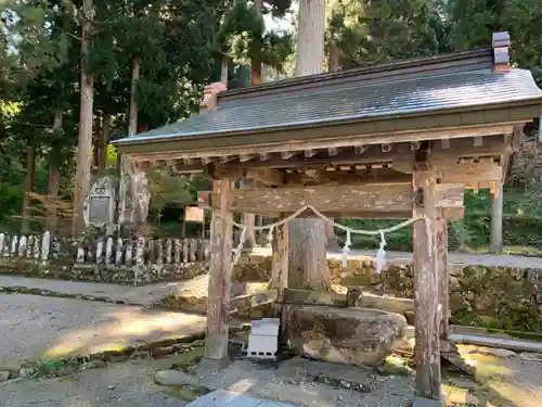 白山神社（長滝神社・白山長瀧神社・長滝白山神社）の手水