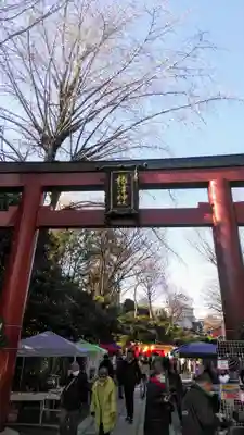 根津神社の鳥居