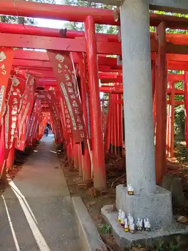 多田朝日森稲荷神社の鳥居