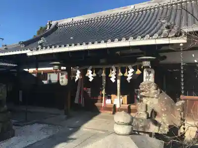 片埜神社の本殿・本堂