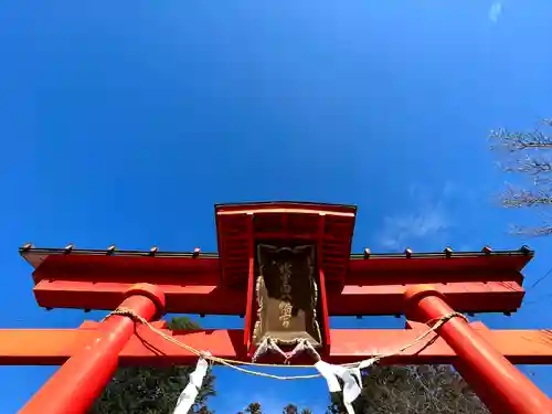 蚊里田八幡宮の鳥居