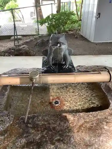 両社宮神社（宮町）の手水舎