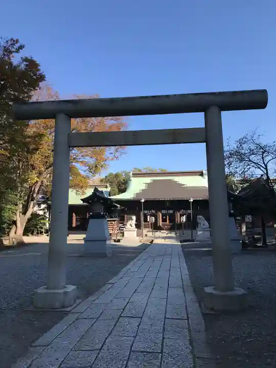 丸子神社 浅間神社の鳥居