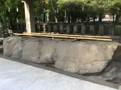 山梨縣護國神社の手水舎