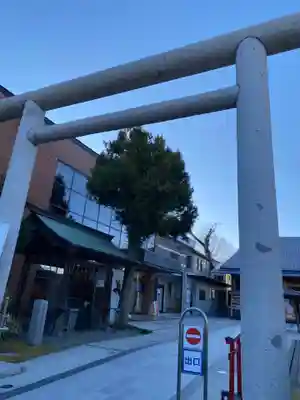 前橋東照宮の鳥居