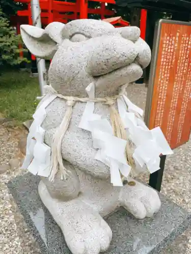 湯倉神社の狛犬