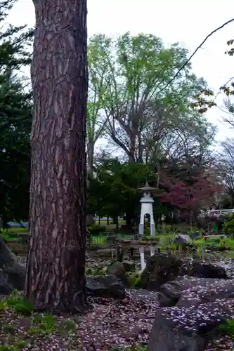 北海道護國神社の庭園
