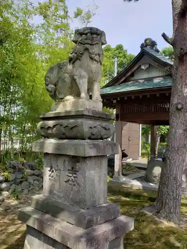 於保多神社の狛犬