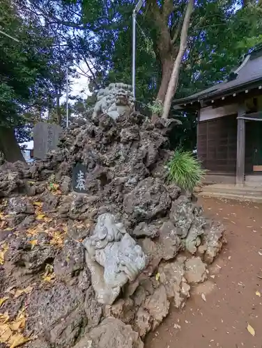 根上神社の狛犬