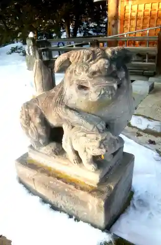 相馬妙見宮　大上川神社の狛犬