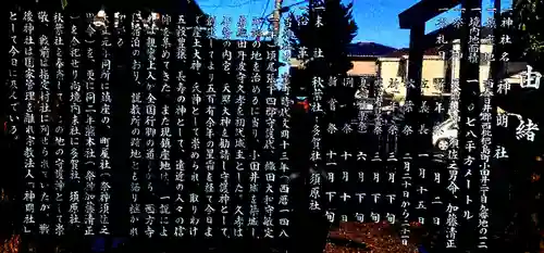 神明社（下小田井神明社）の歴史