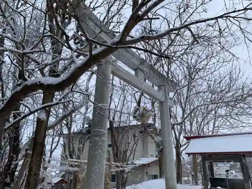 釧路一之宮 厳島神社の鳥居