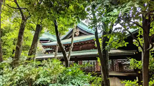 白金氷川神社の本殿・本堂