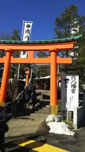 穴八幡宮の鳥居