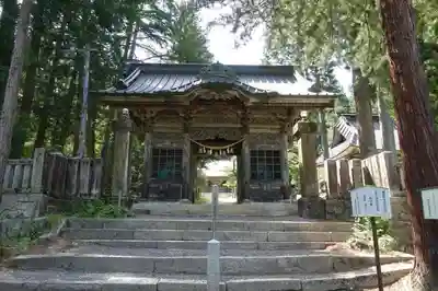 有明山神社の山門・神門