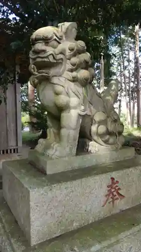 白山神社の狛犬