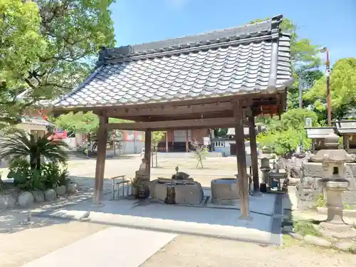甚目寺の手水舎