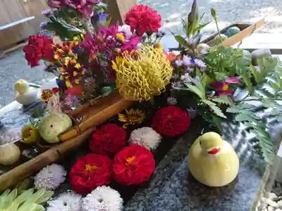 滑川神社 - 仕事と子どもの守り神の手水舎