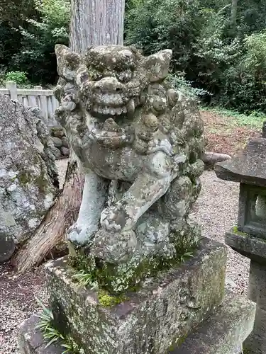 神明神社（根村）の狛犬