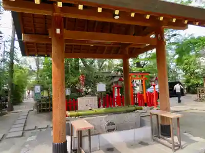新田神社の手水舎