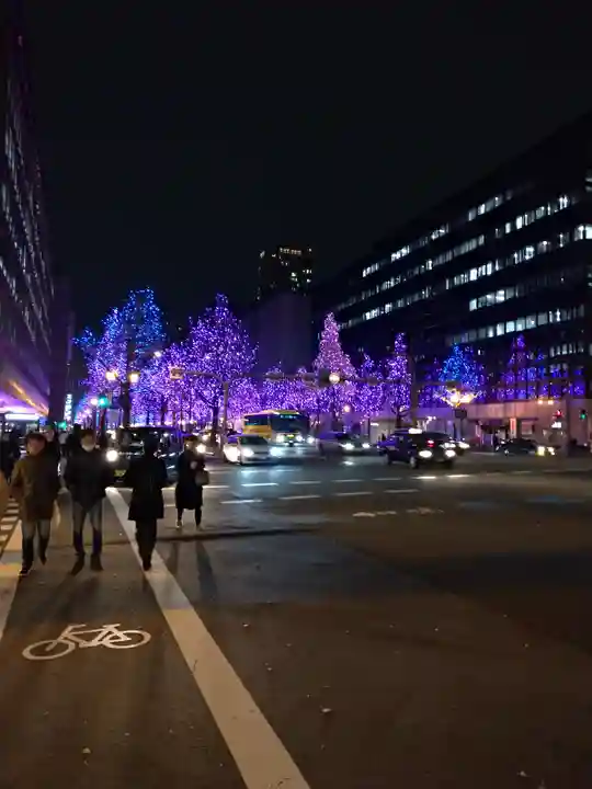 坐摩神社の周辺