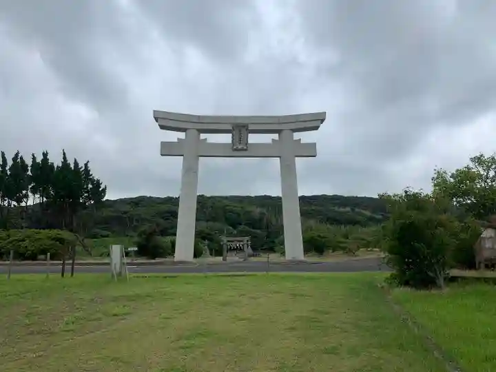 白沙八幡神社の鳥居