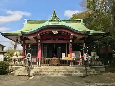 市谷亀岡八幡宮の本殿・本堂