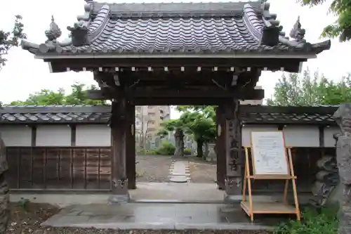 立圓寺の山門