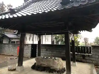 瓺𦼆神社の手水舎