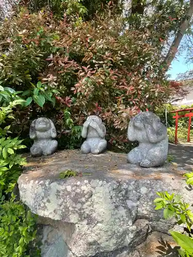 遠石八幡宮の像