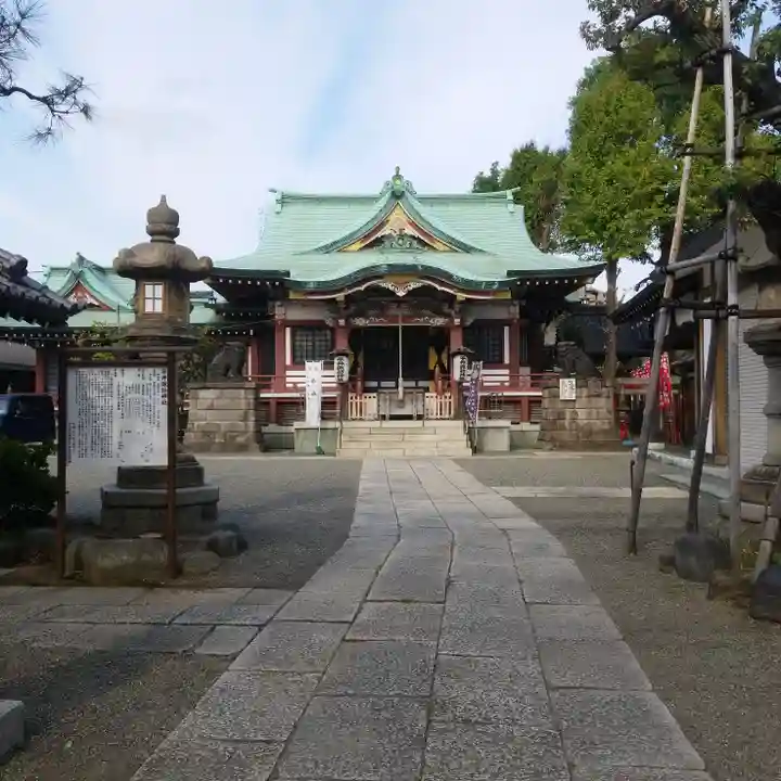 諏訪神社の本殿・本堂
