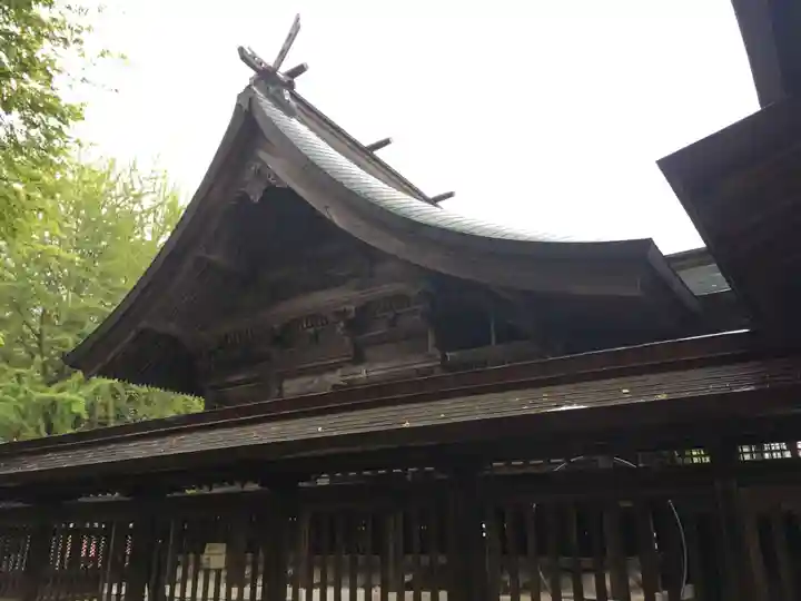 與止日女神社の本殿・本堂