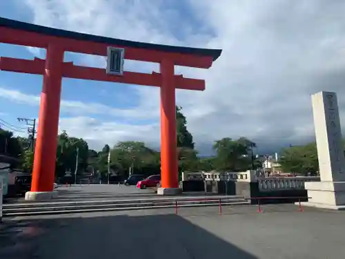 富士山本宮浅間大社の鳥居