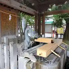 真清田神社の手水