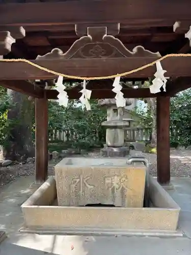 溝旗神社（肇國神社）の手水舎